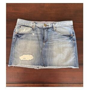 Gap Size 6 (28) Denim Blue Jean Mini Skirt